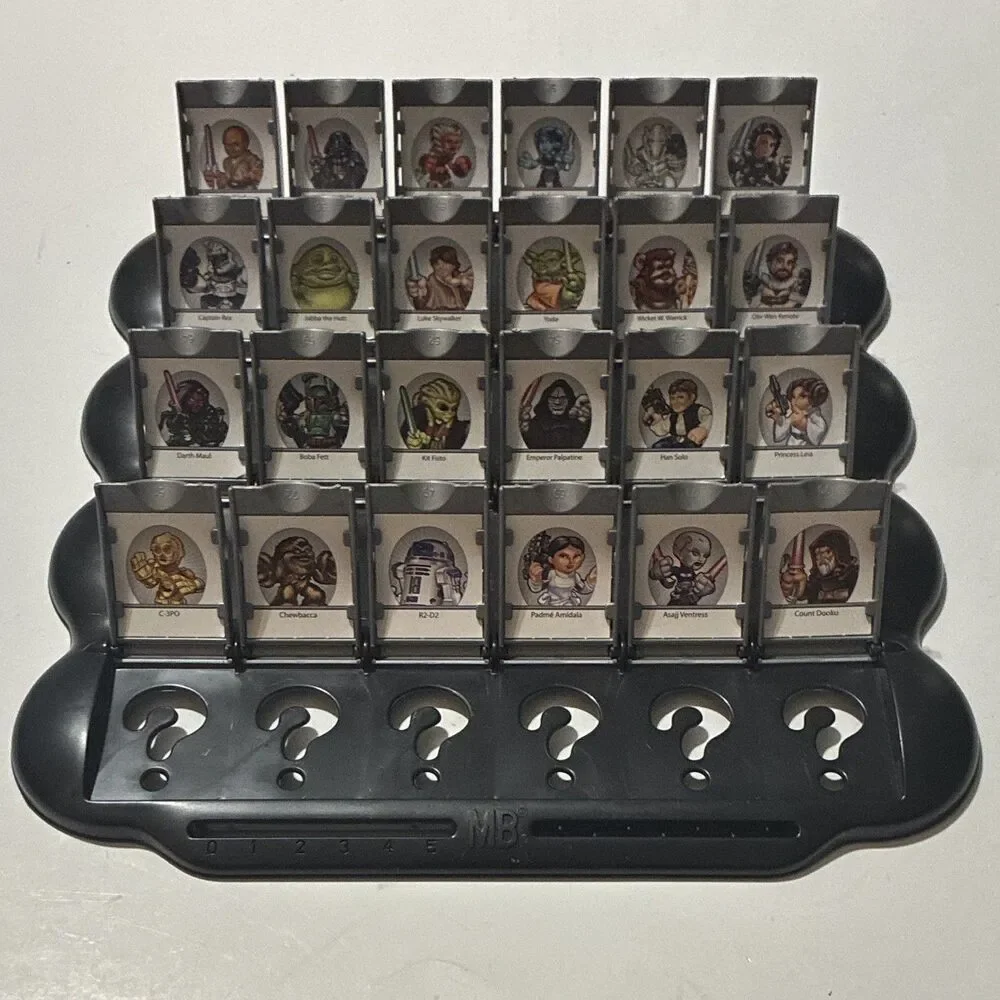 2008 Star Wars Guess Who Board Game Milton Bradley w Box Instructions